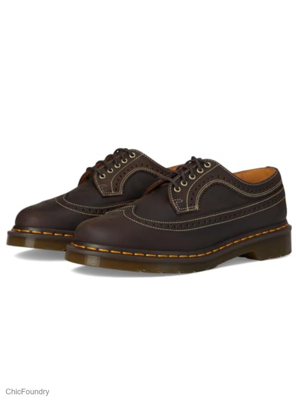 Unisex Dr. Martens 3989 Ys Oxford Leather Lace-Up Goodyear Welt Shoes